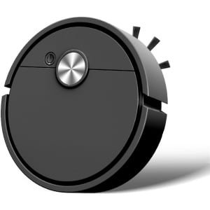 1 Ultra-mini robotstofzuiger | USB oplaadbaar, compact ontwerp, Geschikt voor moeilijk bereikbare plaatsen, verkrijgbaar in zwart, roze en wit, hoogefficiënte filtratie, lithiumbatterij (zwart)