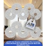 10 Stuks Dweilmop gescht voor Dreame L20/X40/X50 Ultra Complete, L10s/L10/L40s/L10s Pro/L40/L50 Ultra,für Mova E30 Ultra/P50 Pro Ultra Robotstofzuiger, Microvezel, Zacht,Wasbaar en Herbruikbaar