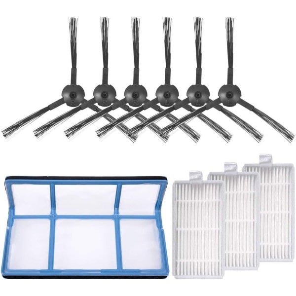 10 accessoires Geschikt voor ZACO V5sPro en V5x robotstofzuiger, reserveonderdelen ook Geschikt voor ILIFE V5s Pro, V5s, V5, V3s, V3 stofzuigerrobot