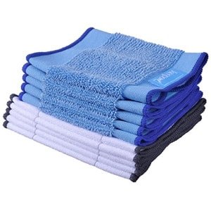 10 microvezeldoeken voor robotstofzuigers - vervangingsdoekjes - 5 natte en 5 droge doekjes