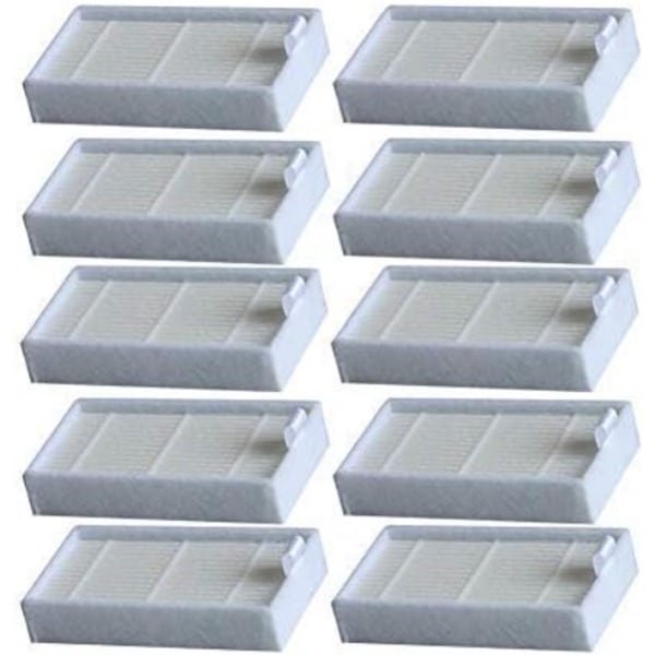 10 stuks Filter Geschikt voor ILIFE stofzuigers, vervangende filters voor ILIFE V3, V3S, V3S Pro, V5, V5S, V5S Pro robotstofzuiger, 10 stuks