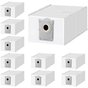 10 stuks stofzakken voor Ecovacs DEEBOT X8 PRO Omni / X8 OMNI / X9 PRO Omni / T50 PRO Omni / T50 MAX PRO Omni / T50 Omni / T80 OMNI / T30C Pro Omni / X11 Pro Omni robotstofzuiger 4 l zak accessoires.