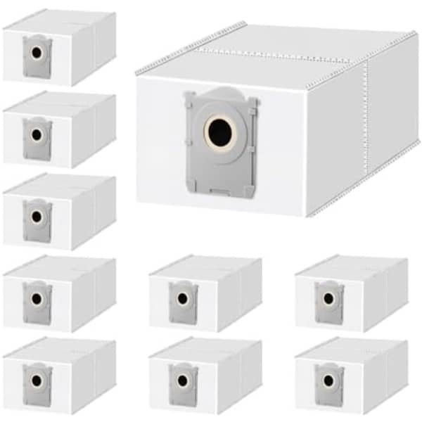 10 stuks stofzakken voor Ecovacs DEEBOT X8 PRO Omni / X8 OMNI / X9 PRO Omni / T50 PRO Omni / T50 MAX PRO Omni / T50 Omni / T80 OMNI / T30C Pro Omni / X11 Pro Omni robotstofzuiger 4 l zak accessoires.