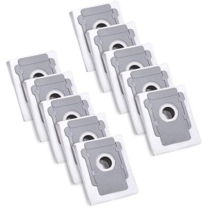 10 vacuümzakken Geschikt voor Roomba i1+, i3+, i4+, i5+, i6+, i7+, i8+, s9+, j5+, j7+, j7+, j8+, j9+, 10 reservezakken voor robotstofzuigers i, J en S