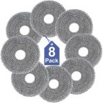 10R schoonmaakdoekjes geschikt voor Roborock QV 35A/QV35S, Qrevo S, Qrevo Pro, Saros 10R/Z70, Qrevo Edge/Curv/Master/Slim, Qrevo S5V robotstofzuiger, verbeterde microvezel, wasbaar en herbruikbaar