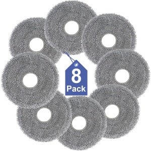 10R schoonmaakdoekjes geschikt voor Roborock QV 35A/QV35S, Qrevo S, Qrevo Pro, Saros 10R/Z70, Qrevo Edge/Curv/Master/Slim, Qrevo S5V robotstofzuiger, verbeterde microvezel, wasbaar en herbruikbaar