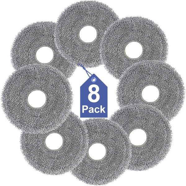 10R schoonmaakdoekjes geschikt voor Roborock QV 35A/QV35S, Qrevo S, Qrevo Pro, Saros 10R/Z70, Qrevo Edge/Curv/Master/Slim, Qrevo S5V robotstofzuiger, verbeterde microvezel, wasbaar en herbruikbaar