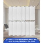 (12 stuks) HEPA-filters geschikt voor robotstofzuiger links M210B M213S M210S M210 M210 M213, OKP Life K2 K3 K3A K4 K5, Robot Stofzuiger Filter Kit, Vervangende Onderdelen 12 Filters Accessoire Kit