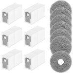 12 stuks accessoires Geschikt voor Roborock Qrevo Curve/Qrevo S/Qrevo Pro/Qrevo MaxV stofzuiger, stofzakken schoonmaakdoeken wischpads accessoiresset veegrobot robotstofzuiger reserveonderdelen