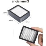 12 stuks robotstofzuiger filter combo - hoge efficiëntie filter - stofzuiger zak combo filters