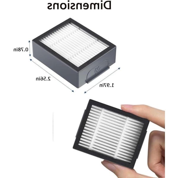 12 stuks robotstofzuiger filter combo - hoge efficiëntie filter - stofzuiger zak combo filters