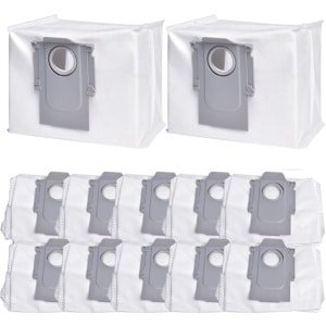 12x Stofzuigerzakken - Geschikt voor Roborock Q5+ en Q5 Pro+, Q7+ en Q7 Max+, S7 MaxV Ultra, S7 Pro Ultra, Q8+ Max, S8+ en S8 Pro Ultra stofzakken - Robotstofzuiger Accessoires