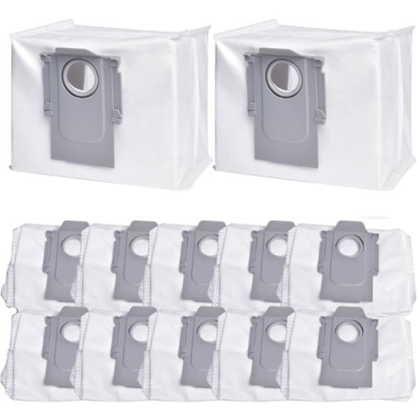 12x Stofzuigerzakken - Geschikt voor Roborock Q5+ en Q5 Pro+, Q7+ en Q7 Max+, S7 MaxV Ultra, S7 Pro Ultra, Q8+ Max, S8+ en S8 Pro Ultra stofzakken - Robotstofzuiger Accessoires