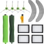 13 stuks accessoires kit vervanging voor iRobot Roomba Combo J7+/ J7Plus robotstofzuiger (alleen alleen), NIET voor J7, 2 Roller, 4 Zijborstels, 4 Filter, 2 Mop Doek, 1 Schone Borstel