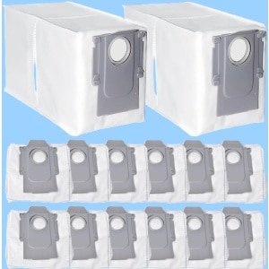 14x Vervangende Stofzakken - Geschikt voor Roborock Q Revo, Q Revo Pro, Q Revo MaxV, Q Revo S, Q Revo Master, S8 MaxV Ultra & S8 Max Ultra - 2,7L Grote Capaciteit - Accessoires & Onderdelen voor Robotstofzuigers.