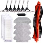 15-delige set reserveonderdelen voor robotstofzuiger, accessoires voor stofzuigerrobot, vervangingsset met 15 stuks