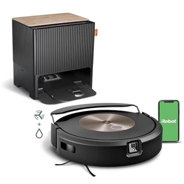 2-in-1 Robotstofzuiger en Dweil met Zelfledigende Basis en Slimme Technologie