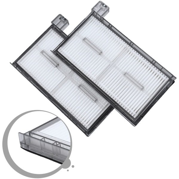 2 reservefilters geschikt voor accessoires van de Eufy robotstofzuiger X8pro