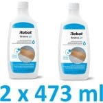 2 x Reinigingsvloeistof voor alle vloeren iRobot Braava jet - Compatibel met alle dweilrobots Braava en Roomba Combo