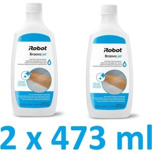 2 x Reinigingsvloeistof voor alle vloeren iRobot Braava jet - Compatibel met alle dweilrobots Braava en Roomba Combo