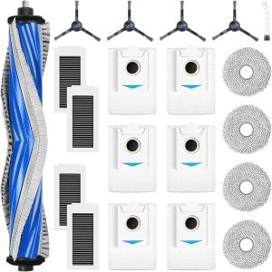 20 accessoires voor robotstofzuiger - hoofdborstel, stofzakken, reinigingsdoeken en filters