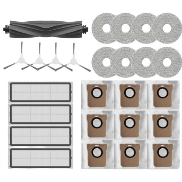 26 stuks accessoires Geschikt voor Dreame L10S Ultra/S10 Pro, Xiaomi robotstofzuiger X10 Plus
