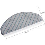 3 stuks wasbare Geschikt voor DEEBOT N20/N20 PRO/N20 PLUS/N20 PRO PLUS/X1/ X1 Plus/ T10/ T10 Plus robotstofzuigers