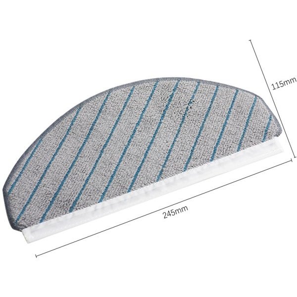 3 stuks wasbare Geschikt voor DEEBOT N20/N20 PRO/N20 PLUS/N20 PRO PLUS/X1/ X1 Plus/ T10/ T10 Plus robotstofzuigers