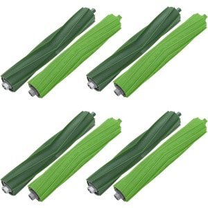 4-delige set vervangende rubberen borstels geschikt voor iRobot Roomba E5 E6 i Serie i7 i7+ i8 i8+ i1 i1+ i2 i3 i3+ i4 i4+ i6 J serie robotstofzuigers.