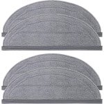 4 stuks reinigingsdoeken voor Roborock Q10 S5/Q10 S5+ robotstofzuiger, microvezel, zacht, wasbaar en herbruikbaar, vervangende mop