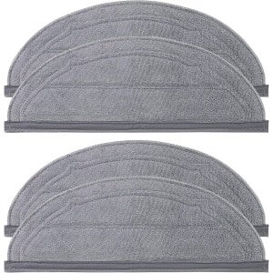 4 stuks reinigingsdoeken voor Roborock Q10 S5/Q10 S5+ robotstofzuiger, microvezel, zacht, wasbaar en herbruikbaar, vervangende mop