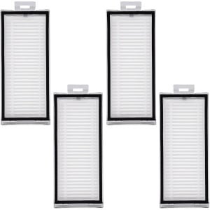 4 stuks wasbare vervangingsfilters voor Roborock Q5 Pro/Q5 Pro+/Q7/Q7 Max+/Q8 Max, vervangingsonderdeel voor robotstofzuigers, efficiënte herbruikbare accessoires