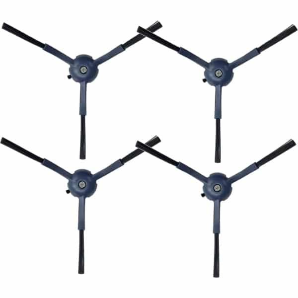 4x Zijborstel Geschikt voor Eufy Clean C20 Omni Robotstofzuiger Accessoireset