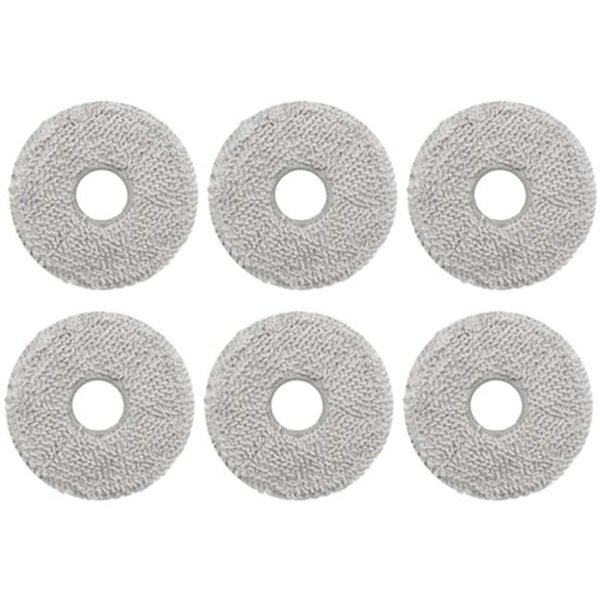 6 Stuks Compatibele Reservedoeken voor Robotstofzuigers - Microvezels voor Efficiënt Dweilen