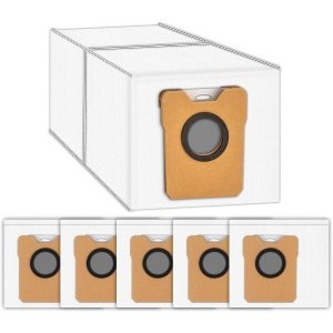 (6 Stuks) Omni C20 Vervangende Stofzakken Geschikt voor Eufy Robotstofzuiger Omni C20 Robotstofzuiger Zelflegend Station, Wegwerpstofzuigeraccessoires, Opvangzakken, Filterzakken