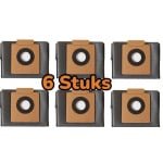 6 Stuks premium stozuigerzakken geschik voor Eufy Clean X8 Pro/X10 Pro Omni robotstofzuiger, stofzak, accessoireset, reserveonderdelen, grote capaciteit