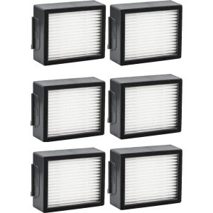6 stuks filters vervanging geschikt voor iRobot Roomba e, i & j Serie E5, E6, i3, i3+, i4, i4+, i5, i5+, i6, i6+, robotstofzuigers
