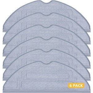 6 stuks reinigingsdoeken voor Roborock S8 Pro Ultra robotstofzuiger, zilverionen microvezeldoeken, geurafstotend, dweilmop reserveonderdelen accessoireset