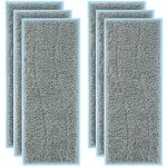 6x Dweil pads geschikt voor iRobot Braava Jet M6 voor nat dweilen M6134 Luxe Dweilpads Dweilrobot - Microfiber Microvezel Dweil Doekjes Pads Set - Dweildoeken Nat Dweilen