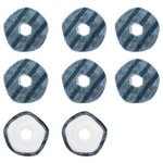 8 Stuks Vervangende dweildoeken Geschikt voor de Eufy X10 Pro Omni/X10 Pro robotstofzuiger - Stofzuiger onderdeel - Dweildoeken