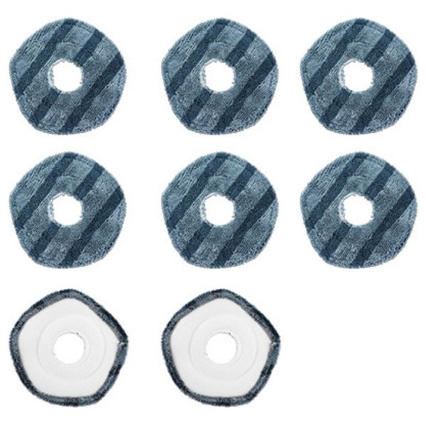 8 Stuks Vervangende dweildoeken Geschikt voor de Eufy X10 Pro Omni/X10 Pro robotstofzuiger - Stofzuiger onderdeel - Dweildoeken