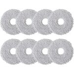 8 doekjes Geschikt voor Ecovacs Deebot X2/T20/T20e/T30 OMNI, wisserdoeken accessoires voor Xiaomi X20/X10+ Plus, voor T30S Pro/Combo, Dreame L10s/L10/L20/X40/L40 Ultra robotstofzuiger, herbruikbare reservedoek
