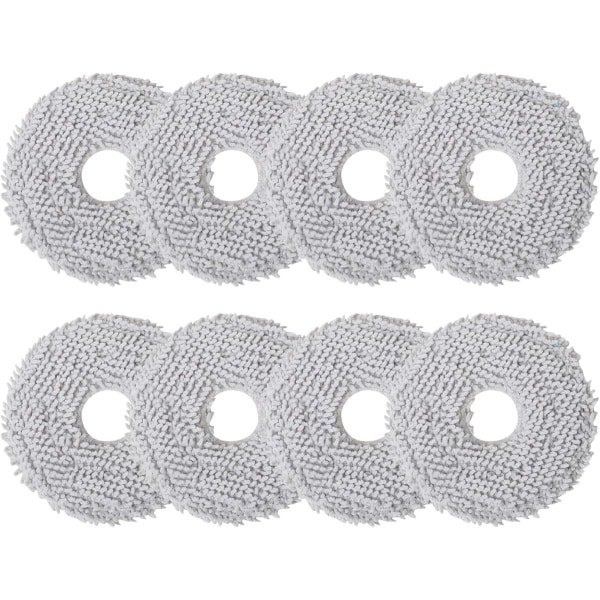 8 doekjes Geschikt voor Ecovacs Deebot X2/T20/T20e/T30 OMNI, wisserdoeken accessoires voor Xiaomi X20/X10+ Plus, voor T30S Pro/Combo, Dreame L10s/L10/L20/X40/L40 Ultra robotstofzuiger, herbruikbare reservedoek