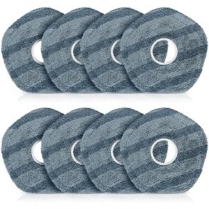 8 stuks wisdoeken, reserveonderdelen voor eufy X10 Pro Omni/X9 Pro robotstofzuiger, spin reinigingspads, reserveaccessoireset