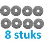 8 x Mop - Dweildoek voor Roborock - Dreame - X30 - X40 - X50 - Xiaomi - beste kwaliteit vervangingen - voor robotstofzuiger - dweilrobot robotstofzuiger