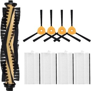 9-delige set Accessoires voor Robotstofzuigers, Reserveonderdelen met Hoofdborstel, Zijborstels en HEPA Filters