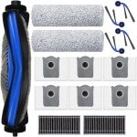 Accessoires Geschikt voor Ecovacs Deebot T80 omni, JKOISL 1*hoofdborstel 6*stofzakken 4*zijborstels 2*filters 2*mopdoekjes, reserveonderdelen robotstofzuiger accessoireset