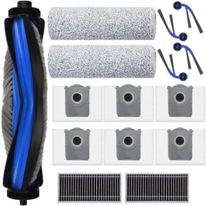 Accessoires Geschikt voor Ecovacs Deebot T80 omni, JKOISL 1*hoofdborstel 6*stofzakken 4*zijborstels 2*filters 2*mopdoekjes, reserveonderdelen robotstofzuiger accessoireset