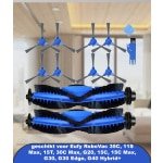 Accessoires Kit Borstels Vervanging geschikt voor Eufy RoboVac 35C, 11S Max, 15T, 30C Max, G20, 15C, 15C Max, G30, G30 Edge, G40 Hybrid+ robotstofzuiger, 2 x hoofdrolborstels, 8 x zijborstels (10