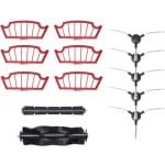 Accessoires voor SWR22 robotstofzuiger - aluminium - zwart/rood